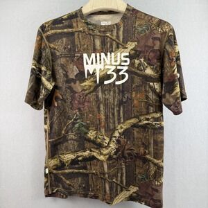 Minus33 Merino Wool Camo Shirt Mens XL Mossy Oak Break-Up Infinity Hunting